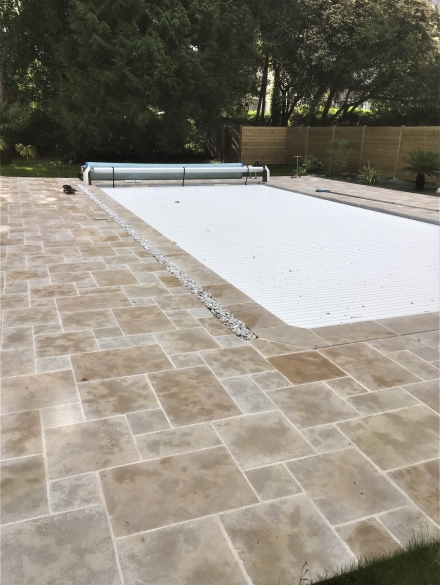 Dallage calcaire Chablis